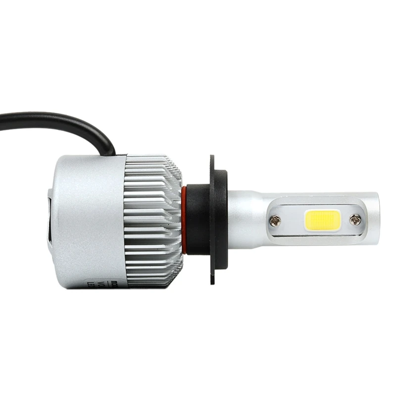 

9~30V H7 COB LED Headlight Conversion 80W Car Waterproof White Light Bulbs 77HF