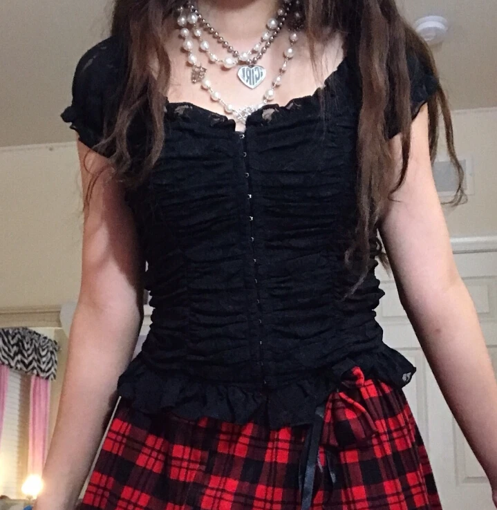 Женский короткий топ с кружевной отделкой Милый Летний пуловер в стиле ретро