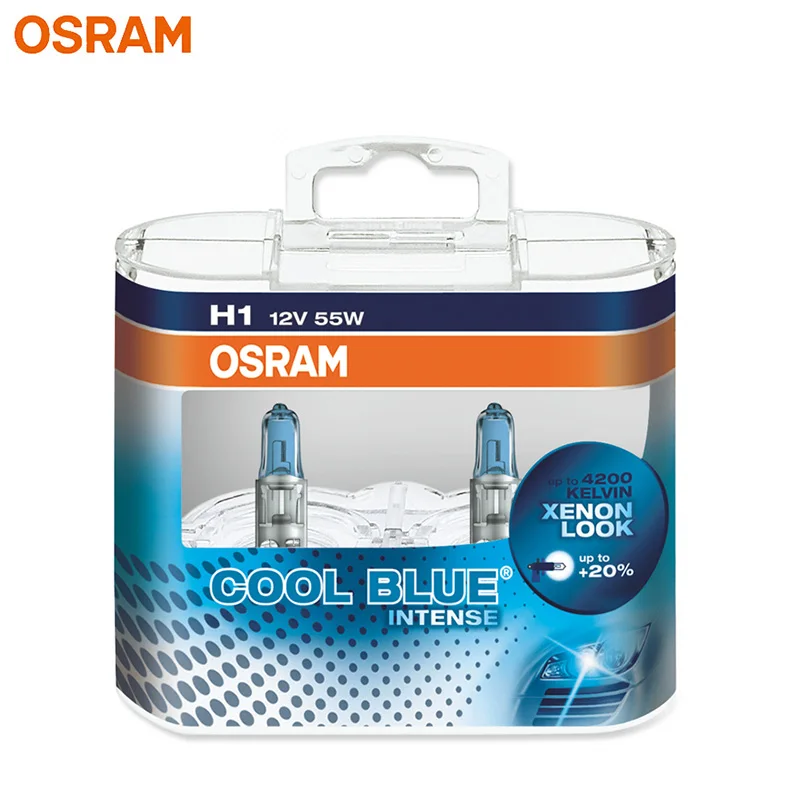 Лампа Ксеноновая OSRAM H1 галогенные лампы головного светильник автомобильный 4200K