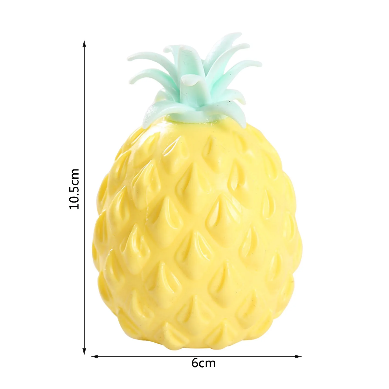 

Novel Simulation Pineapple Decompression Toy Office Pressure Release Toy 50ml Decompression Toy Adult Kids Relieve Pressure Toy