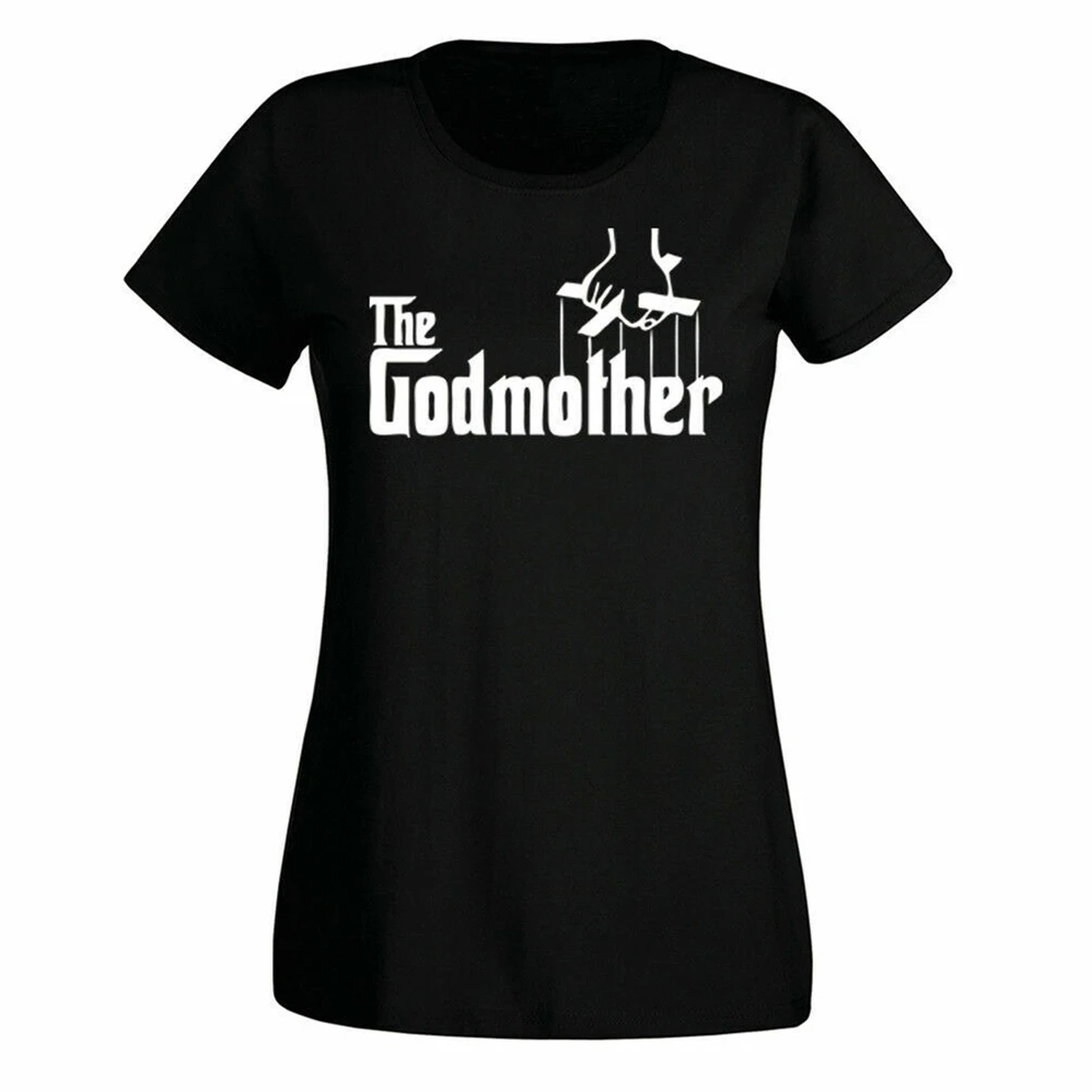 Женская футболка для крестной матери забавная крестин подарок Божья Матерь
