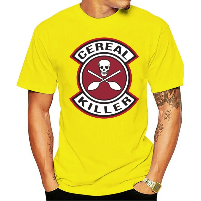Модная футболка для отдыха 2021 100% хлопок с круглым вырезом убийца хлопьев из