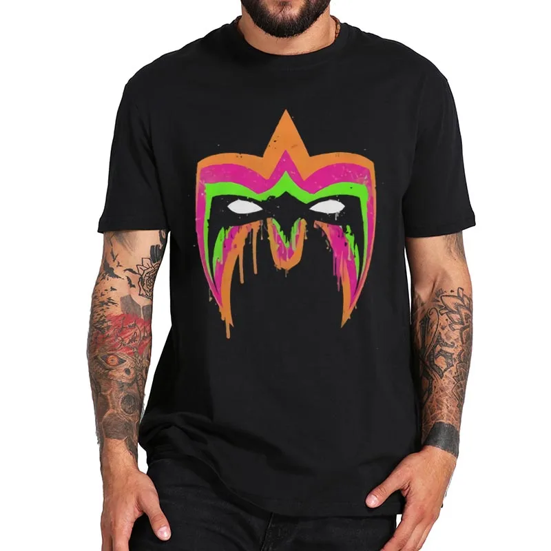 

Ultimate-Warrior T Shirt American Professional Wrestler T-Shirt Crewneck Basic Premium Camisetas