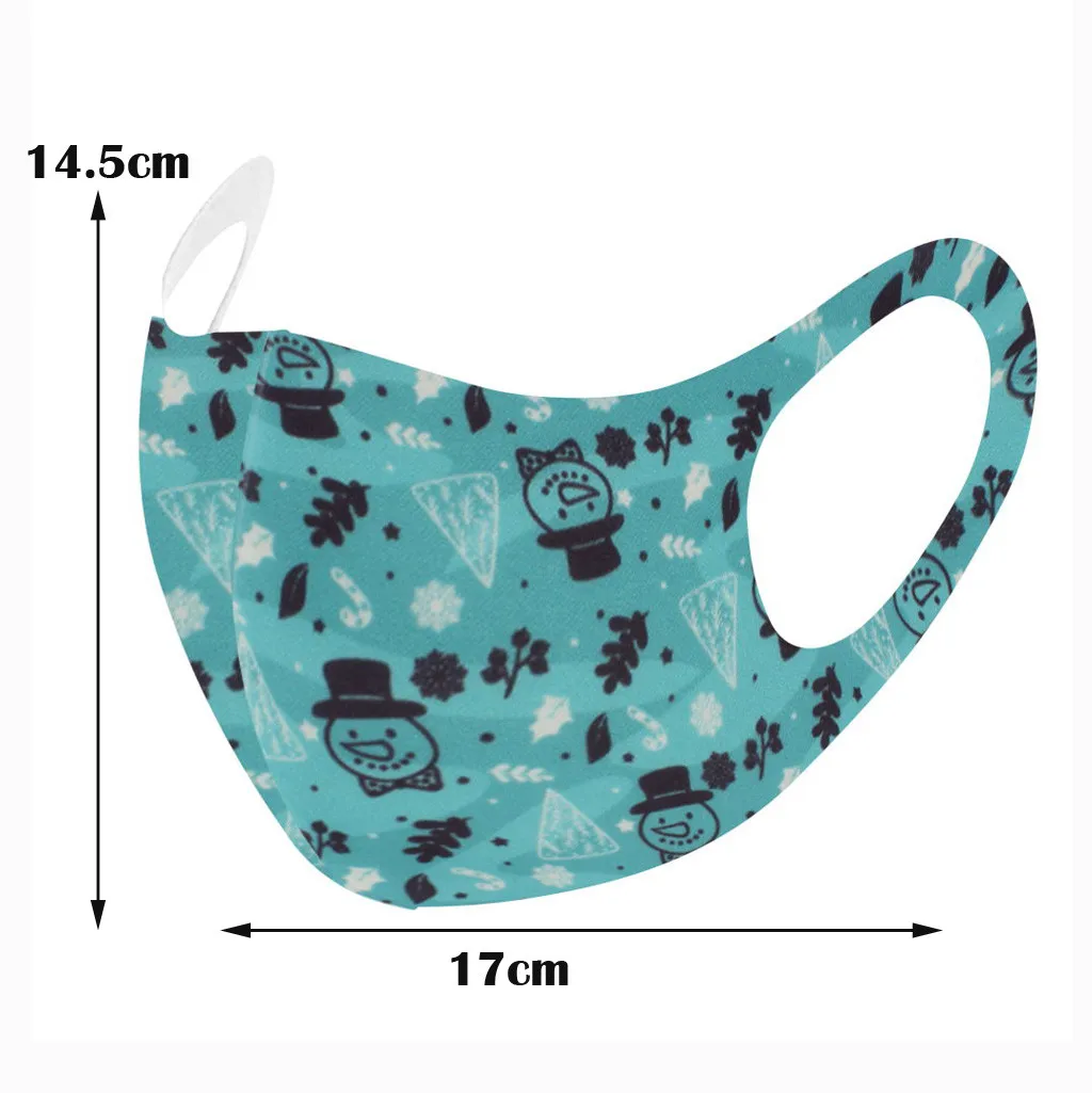Бесплатная доставка 5 шт. защитная маска из вискозы с принтом для взрослых