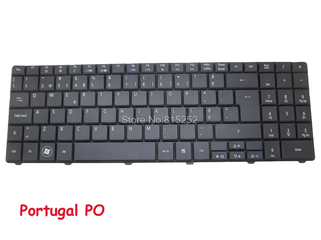 Португальская клавиатура для ACER 5532 5534 PK130EI1B07 9j. N2m82.a0u KB.I170A.139 6037B0043313 MP 10M36GB 442 N2m82.00s