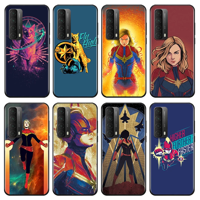 

Captain Marvel For Huawei Y9A Y9S Y9 Y8P Y8S Y7A Y7P Y7 Y6 Y6P Y6S Y5P Y5 Prime Pro 2019 2020 Soft Phone Case