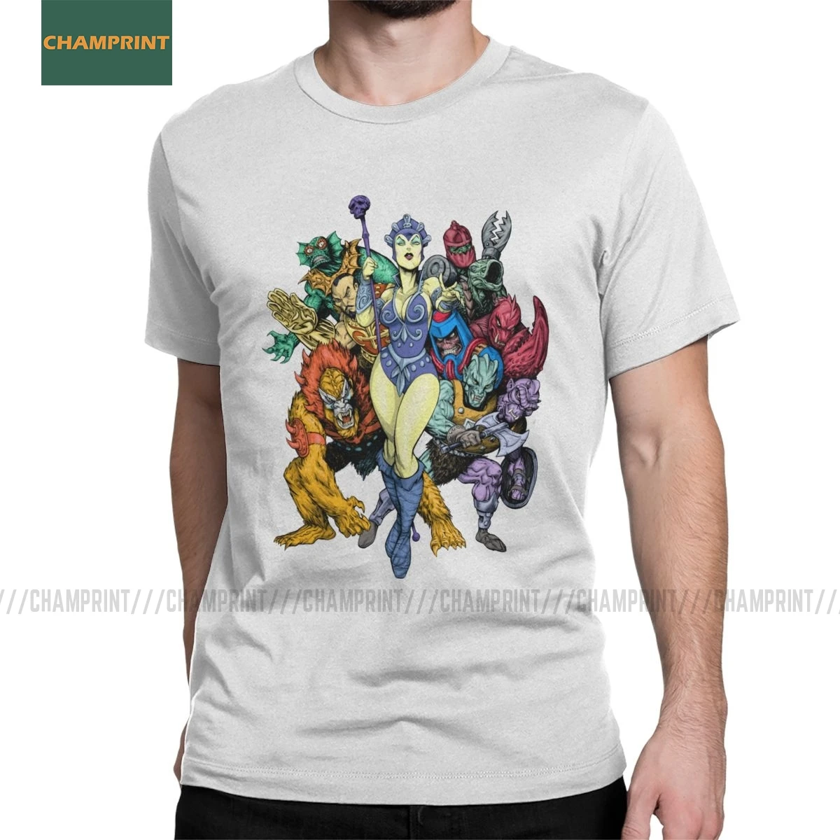 Плохие парни Of Eternia он человек мастера Вселенной футболки Для мужчин хлопковая