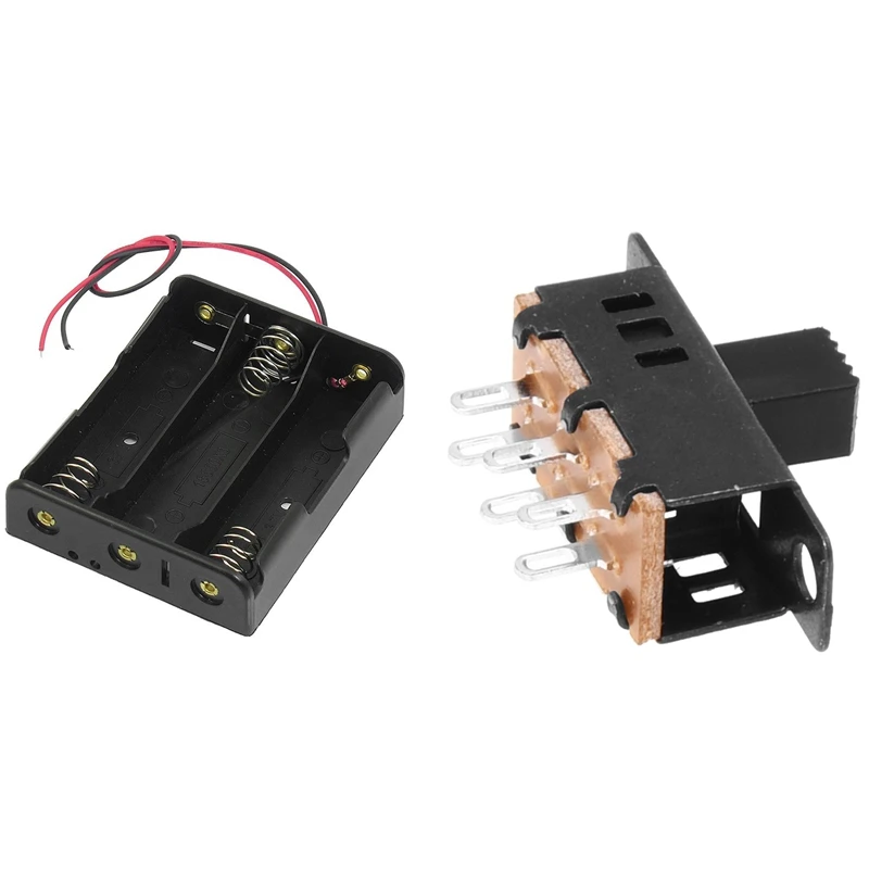 Серия 3 7 в плоский наконечник держатель батареи чехол с 10 шт. высокой ручкой 6 Pin