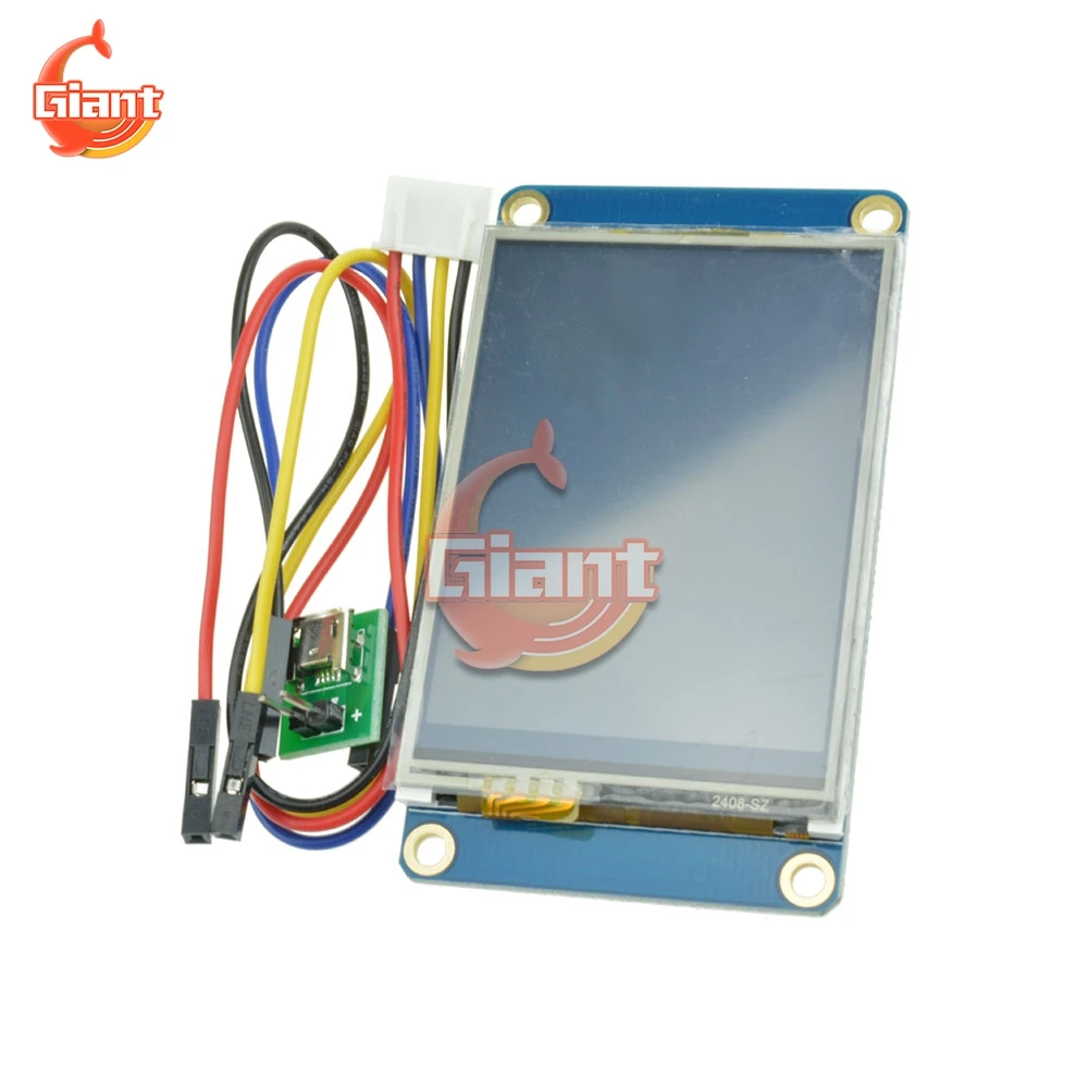 5 в сенсорный экран UART HMI ЖК модуль дисплей 2 4 дюйма TFT 320x240 резистивный для Arduino
