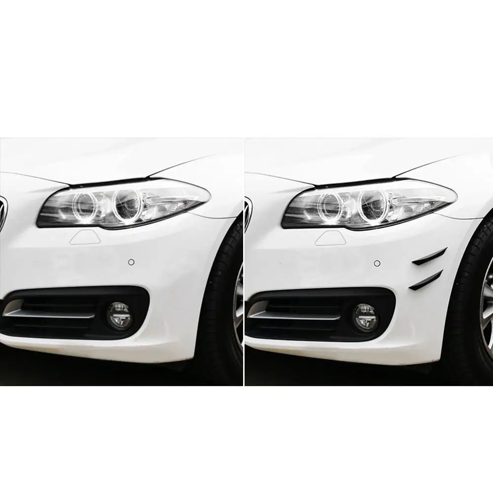 Online Untuk BMW E60 E90 F30 F10 E70 F15 E84 F20 4PCS Mobil Styling Nyata Carbon FiberFront Bumper Bibir Splitter Pisau Udara Auto Aksesoris