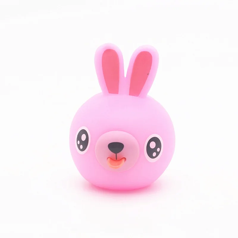 

1pcs Tongue Voice Animal Squeeze Decompression Novelty Vent Vocal Toy Dogs Bear Rabbit Pig Tiger Puppy Squishy Anti-Stress Dolls
