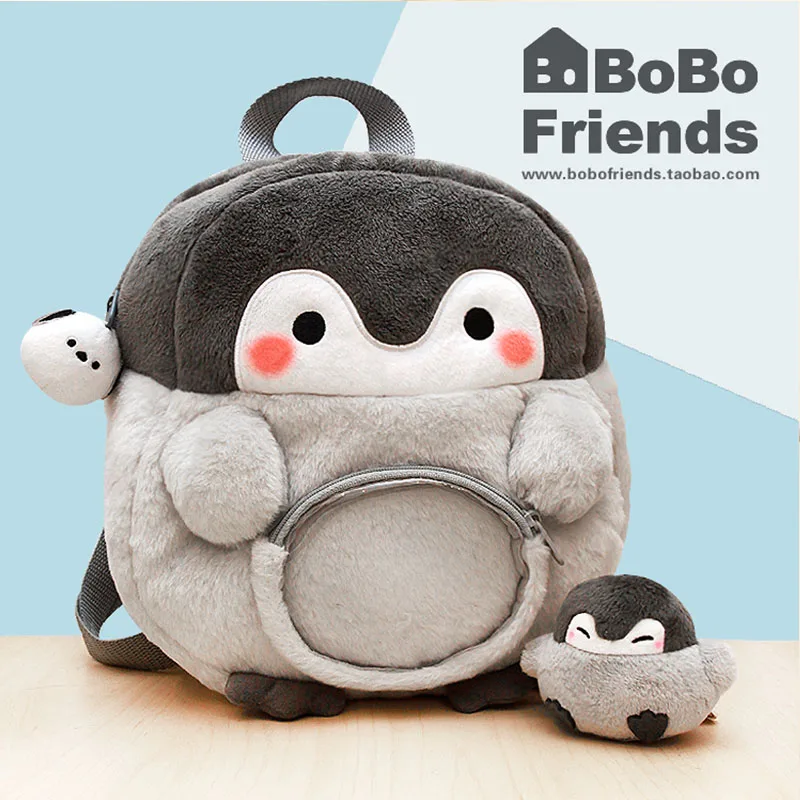 Плюшевый рюкзак Пингвин панда новый плюшевый для кукол Повседневная сумка с
