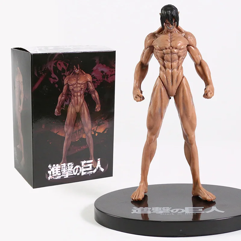 

Attack on Titan Eren Jaeger PVC Figure Doll Desktop Model Toy Decoration Collection Gift