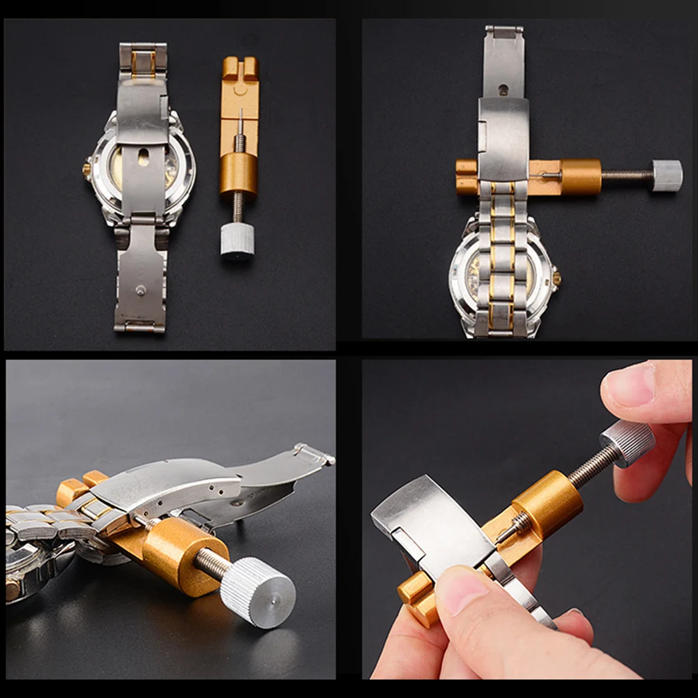 

Professional Watch Band & Bracelet Link Remover Adjustable with Metal 3 Pins Watch Repair Tool for Watchmaker Bracelet Chain Rem