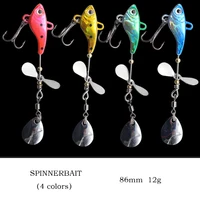 1pc 86mm wobblers fish bionic artificial fate bait fishing accessories lure jibbait spinner goods for pike hooks accessories
