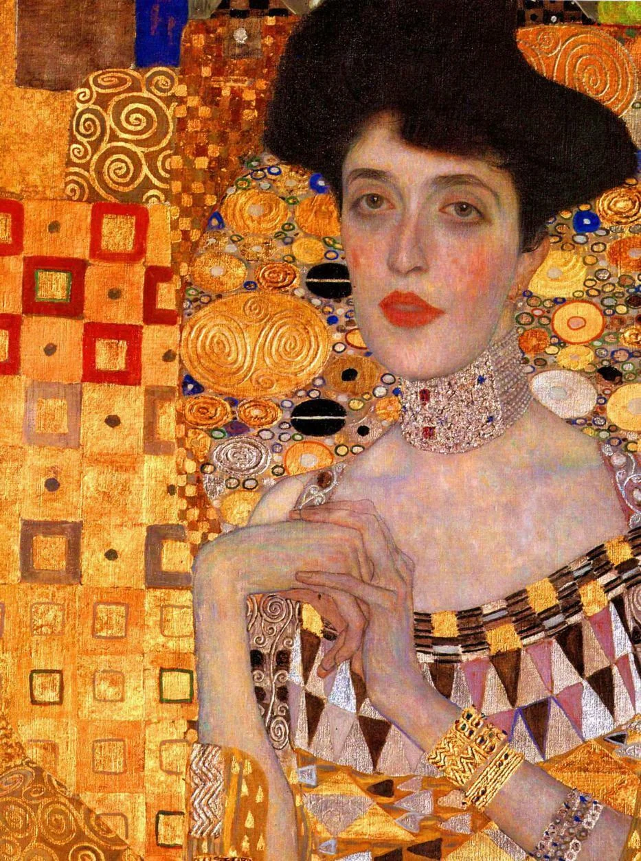 Шелковый постер Gustav Klimt Adele домашний Настенный декор 24x36 дюймов|Рисование и