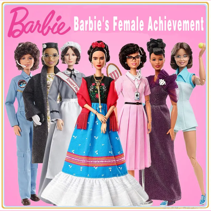

Barbie Dolls Frida Kahlo Limited Collector's Edition Female Achievements Genuine Mexican Artist Pilot for Birthday Gift FJH65