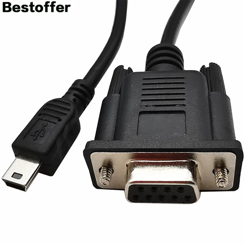 6 футов RS232 DB9 гнездовой разъем к мини USB 5 Pin Мужской кабель адаптер | Электроника