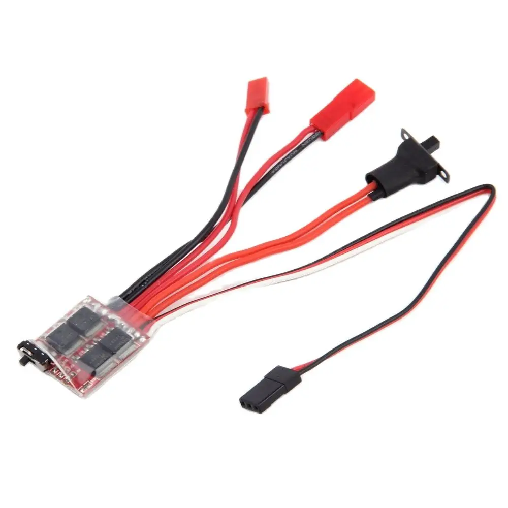 RC Mini 20A ESC скоростной двигатель 2 кГц передний обратный щетчатый тормоз 2S для