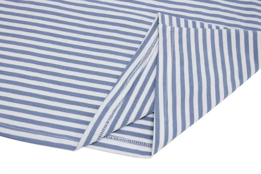 Платье женское хлопковое в полоску пикантная одежда на бретелях с круглым