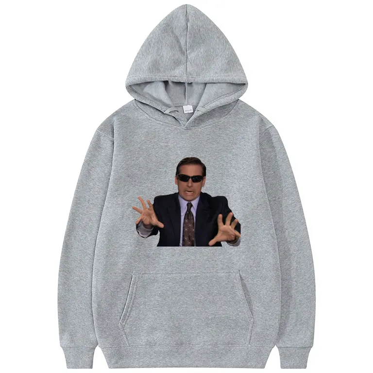 

Funny Michael Scott Homage The Office Men Hoodie Tv Series Dwight SchruteJim Personality Hoodies Unisex Loose Sweatshirt Tops