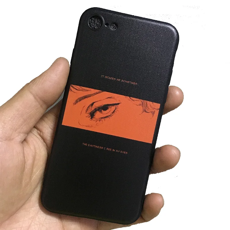 Bioumei пустые глаза Силиконовый ТПУ чехол для iPhone 11 задняя крышка оболочка 11Pro Max XR X
