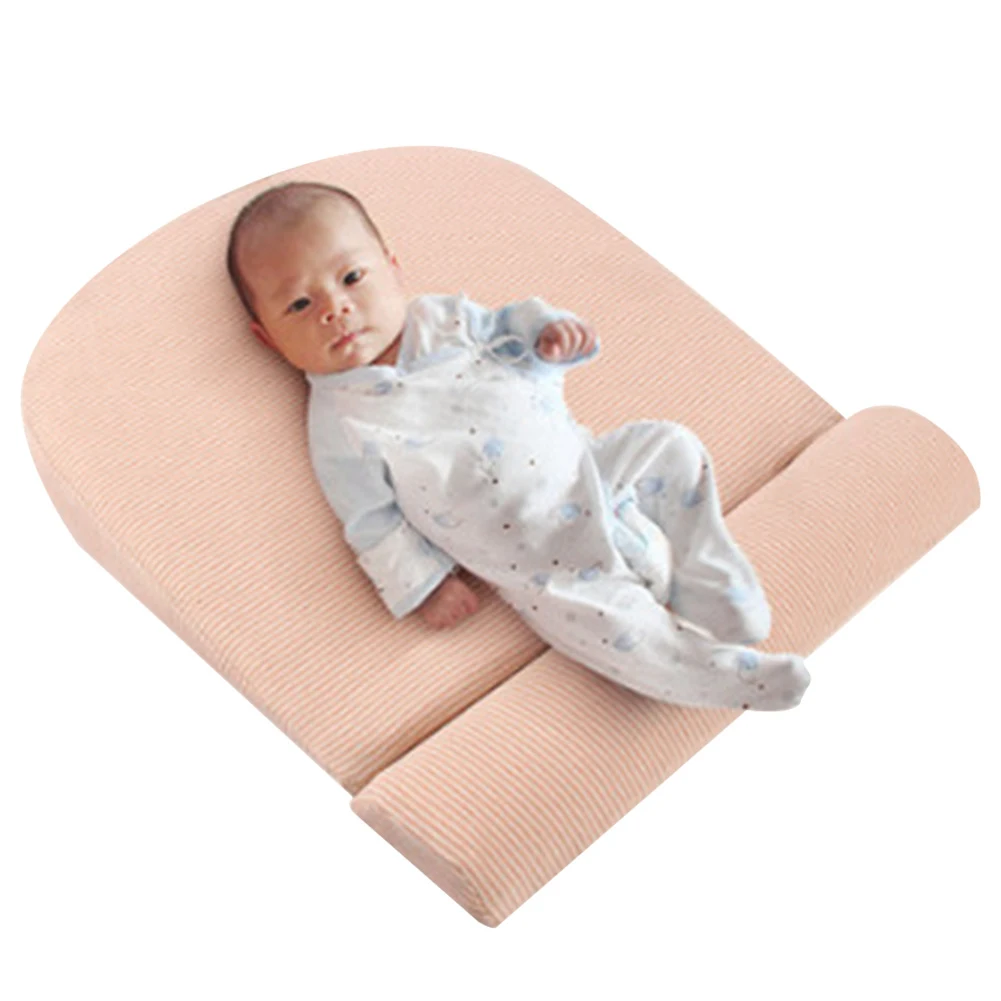 

Memory Cotton Baby Wedge Pillow Newborn Anti Spit Milk Universal Removable Cover Reflux Proof Cot Bed Sleep Positioning Safety
