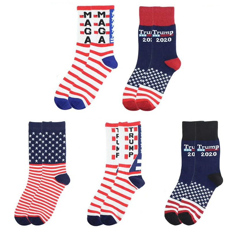 

Cool America National Flag Stars Stripes Socks Creative Funny Women's Casual Socks Men Short Cotton Socks