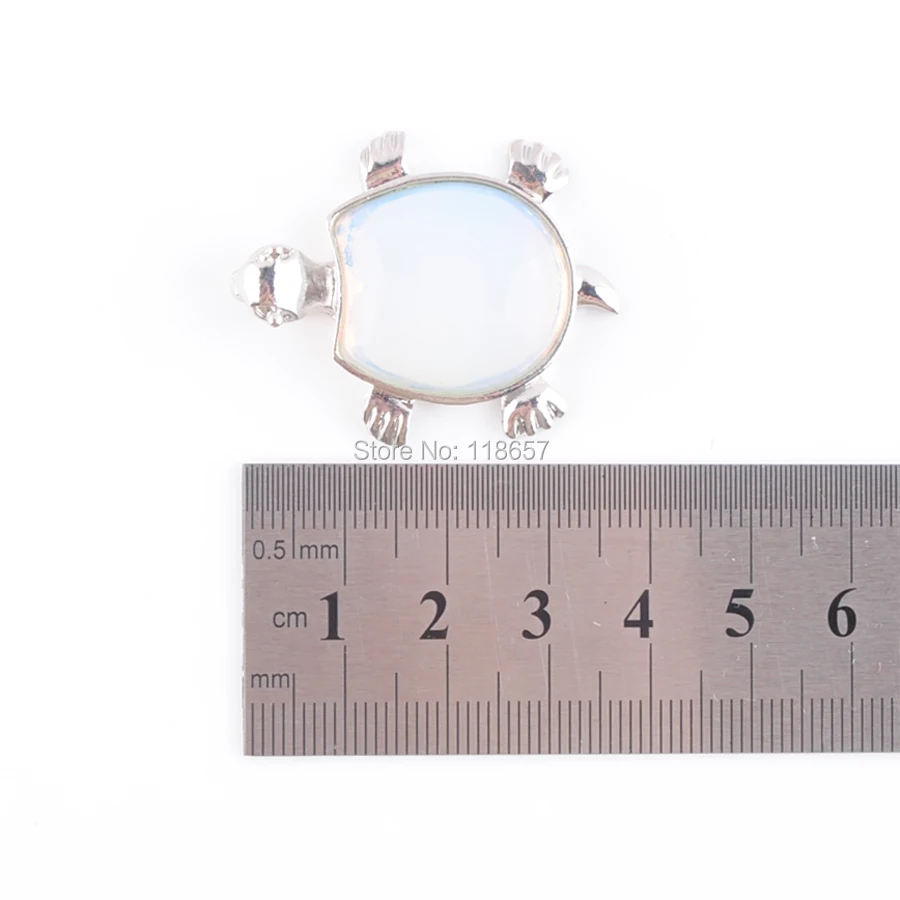 Ожерелье с подвеской в форме черепахи из натурального опала и бусин, модное украшение для женщин и мужчин с цепочкой чакр, 18 дюймов. IN3731.