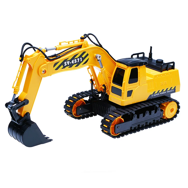 

Wireless remote control engineering vehicle 2.4G remote control toy electric digging 1:26 excavator