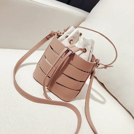 

Fairy Bag Girl 2021 New Fashion Hollow Out Portable Bucket Bag Versatile One Shoulder Messenger Bag