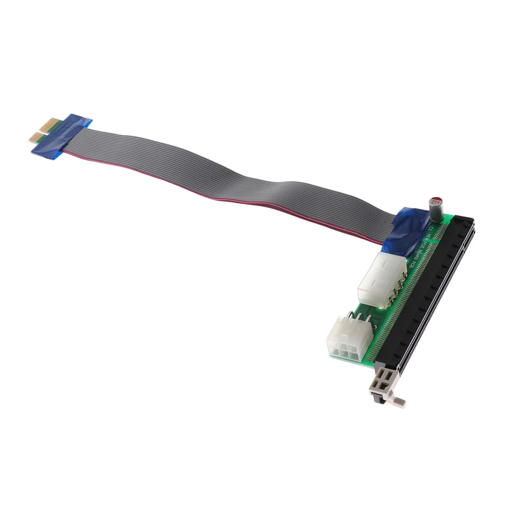 Переходная плата PCI Express E X1 к X16 слоту преобразователя|Компьютерные кабели и