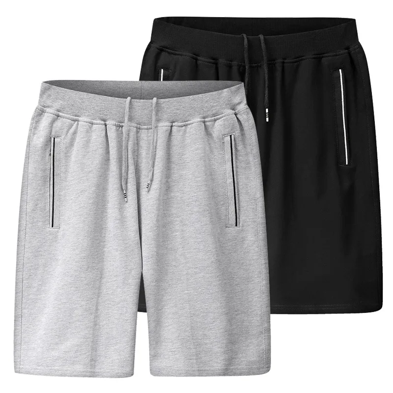 

Summer sports shorts Men's loose large size cotton pants knitted cotton slim middle pants men's casual pants korean fashion
