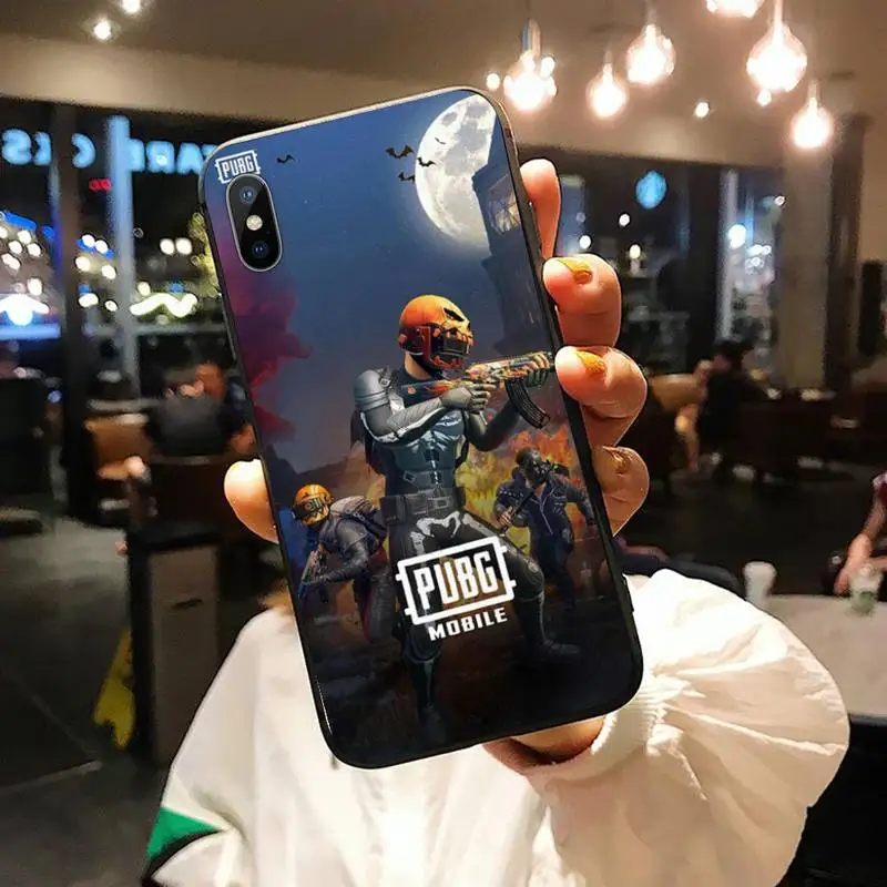 

Gun pubg hot game Phone Case for iPhone 11 12 pro XS MAX 8 7 6 6S Plus X 5S SE 2020 XR