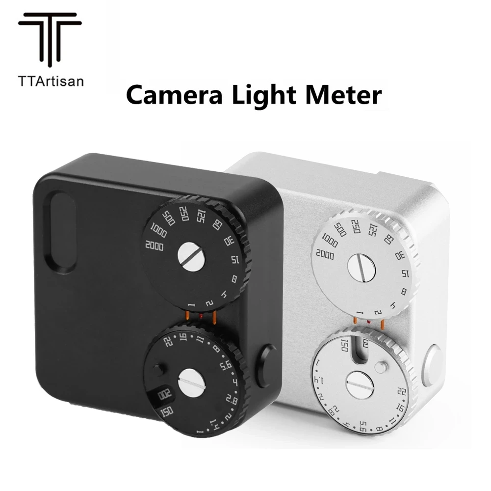 

TTArtisan Light Meter Electronic Light Meter Hot Shoe Cold Shoe Fixing 12 Gears Shutter Speed ISO Photography