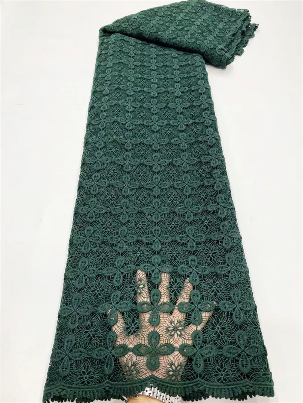 

Tulle French Cord Lace Fabric High Quality Lace African Guipure Lace Fabric For Wedding Nigerian Lace Fabrics for Sewing C830