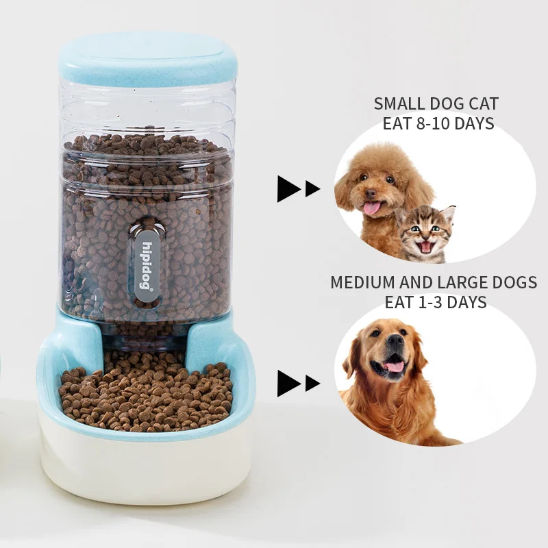 

Petshy 2 Pieces / Set Dog Cat Feeders Water Dispenser Fountain Bottle Set Plastic Automatic Pet Feeding Drinker Water Bowl