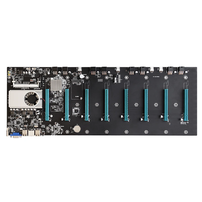 BTC-S37 материнская плата для майнинга без запасов 8 pcie 16X видеокарта SODIMM DDR3 SATA3.0
