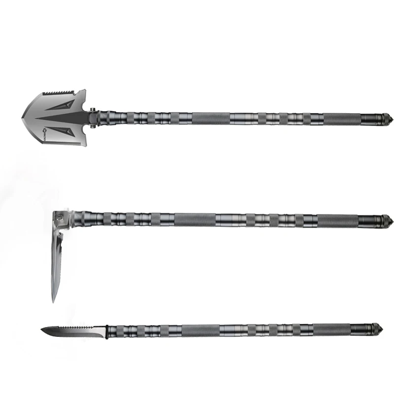 

ANTARCTICA Camping Shovels Bag Sets Multifunctional Military Folding Shovel Outdoor Sports Survival Tools Aluminium Alloy Spade