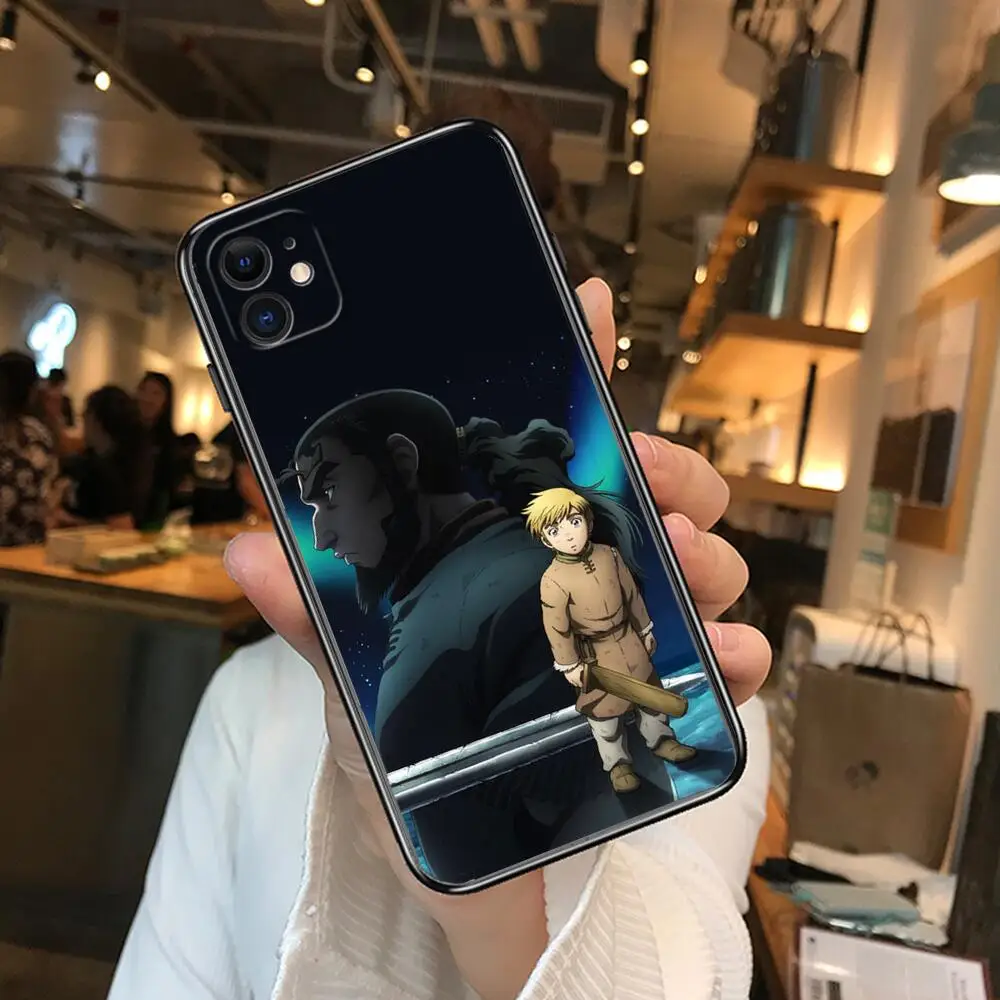 Аниме vinland Сага чехлы для телефонов iphone 11 Pro Max Чехол 12 8 PLUS 7 6S XR X XS mini мобильный