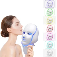 led facial mask 7 colors beauty rejuvenation photon face mask wrinkle removal led light therapy whitening skin care machine