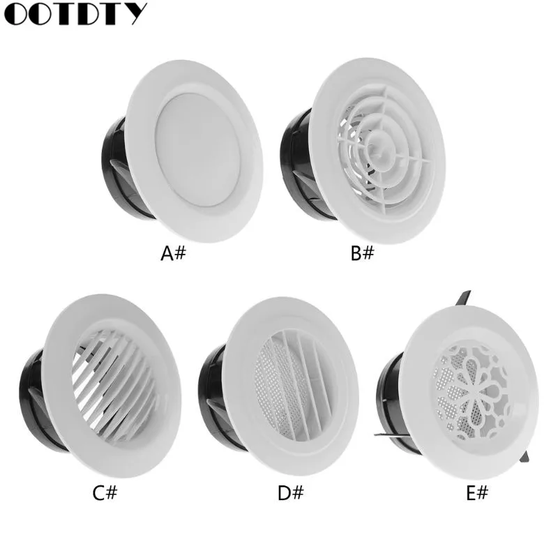 Вентиляционное отверстие вытяжной клапан решетка круглый диффузор