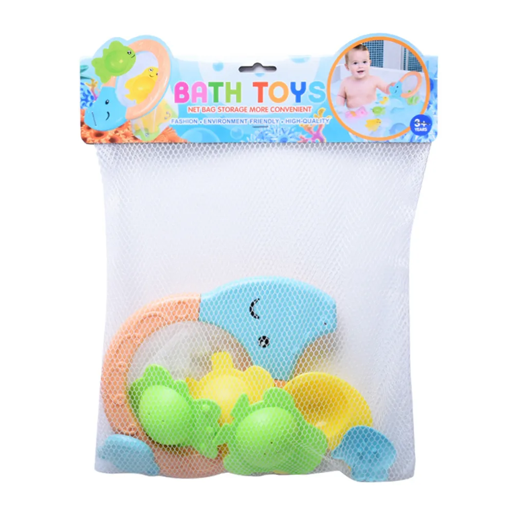 Летние милые игрушки из полиэтилена для ванной и душа 5 шт. в комплекте малышей