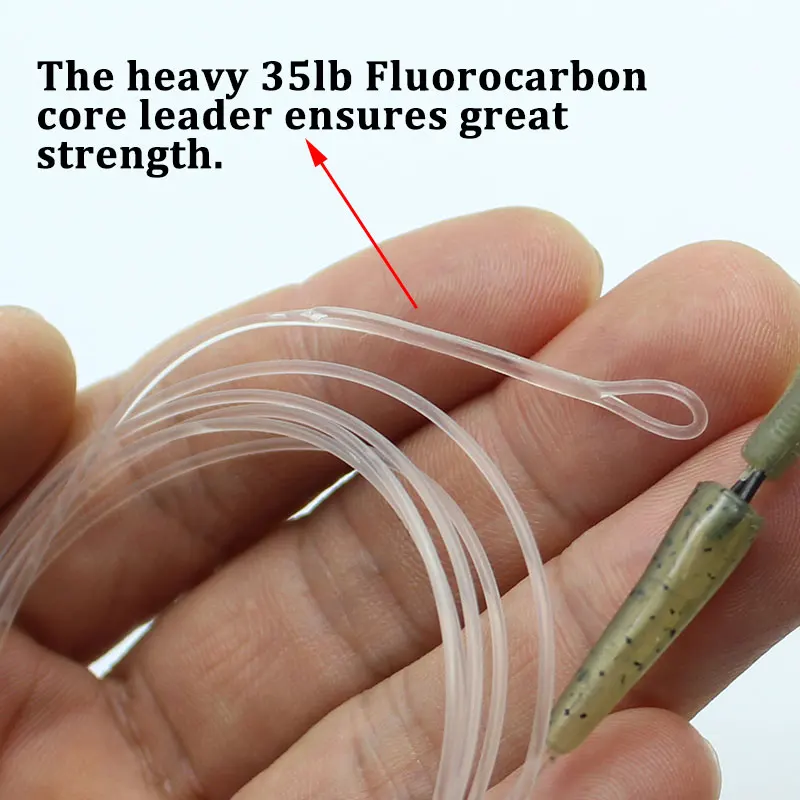 100 см аксессуары для ловли карпа QC быстросменный Гибридный зажим и хвост