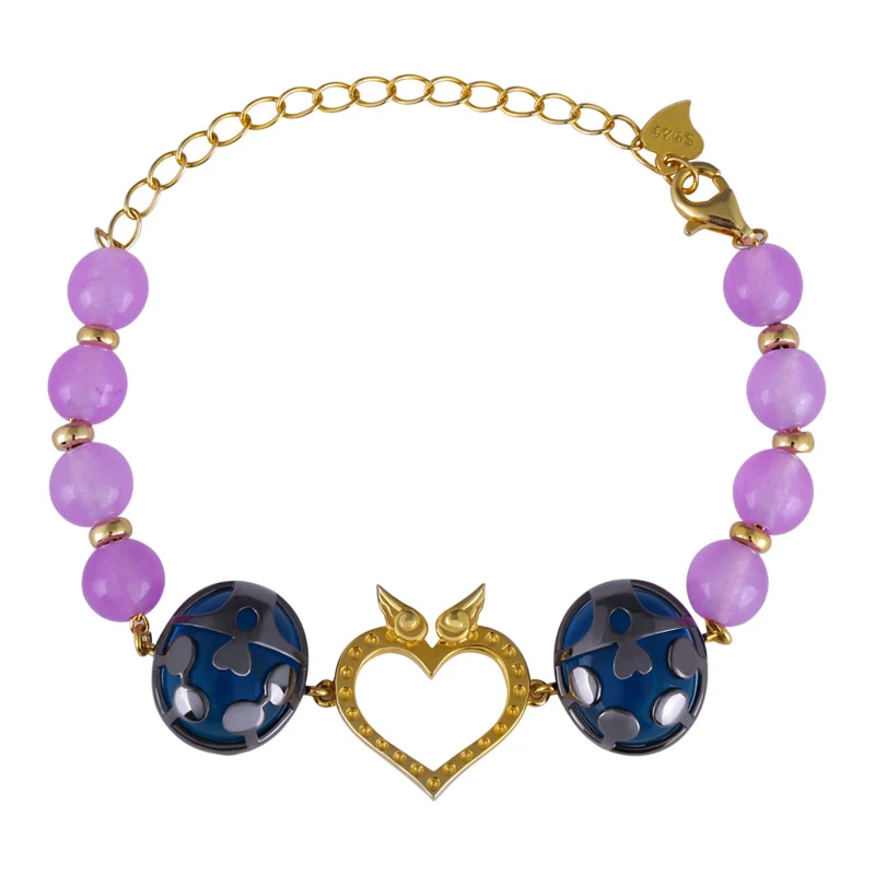 

Anime JoJos Bizarre Adventure Giorno Giovanna Bracelet Plating Ladybird Bracelets Cosplay Jewellery Xmas Gift