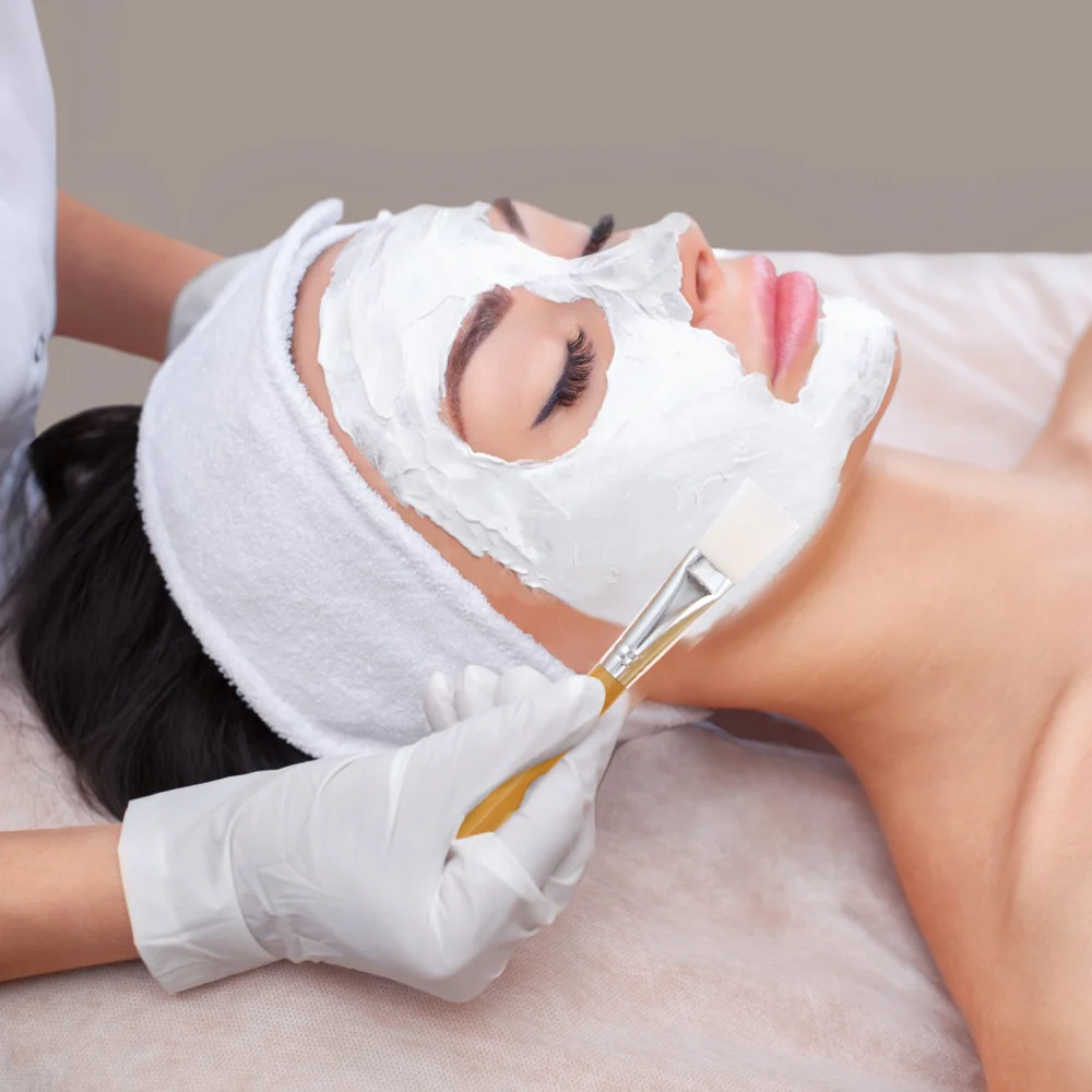 

4pcs Wooden Mask DIY Tool Facial Mask Mixing Bowl Facial Mud Mask Applicator