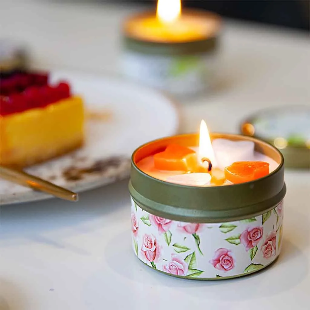 Набор свечей для ароматерапии четыре семейных дорожных свечи набор на День