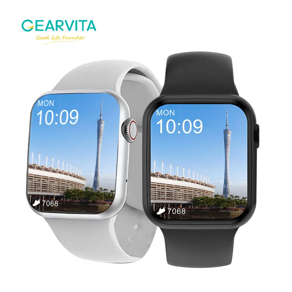 Смарт-часы GEARVITA DT100 PRO MAX умные часы с поддержкой GPS BT беспроводным зарядным
