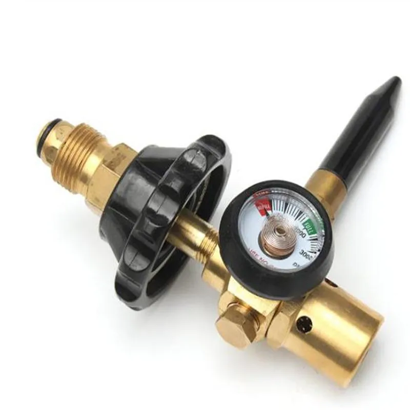 

Brass Helium Latex Balloon Inflator Regulator With Pressure Gauge For G5/8 Tank