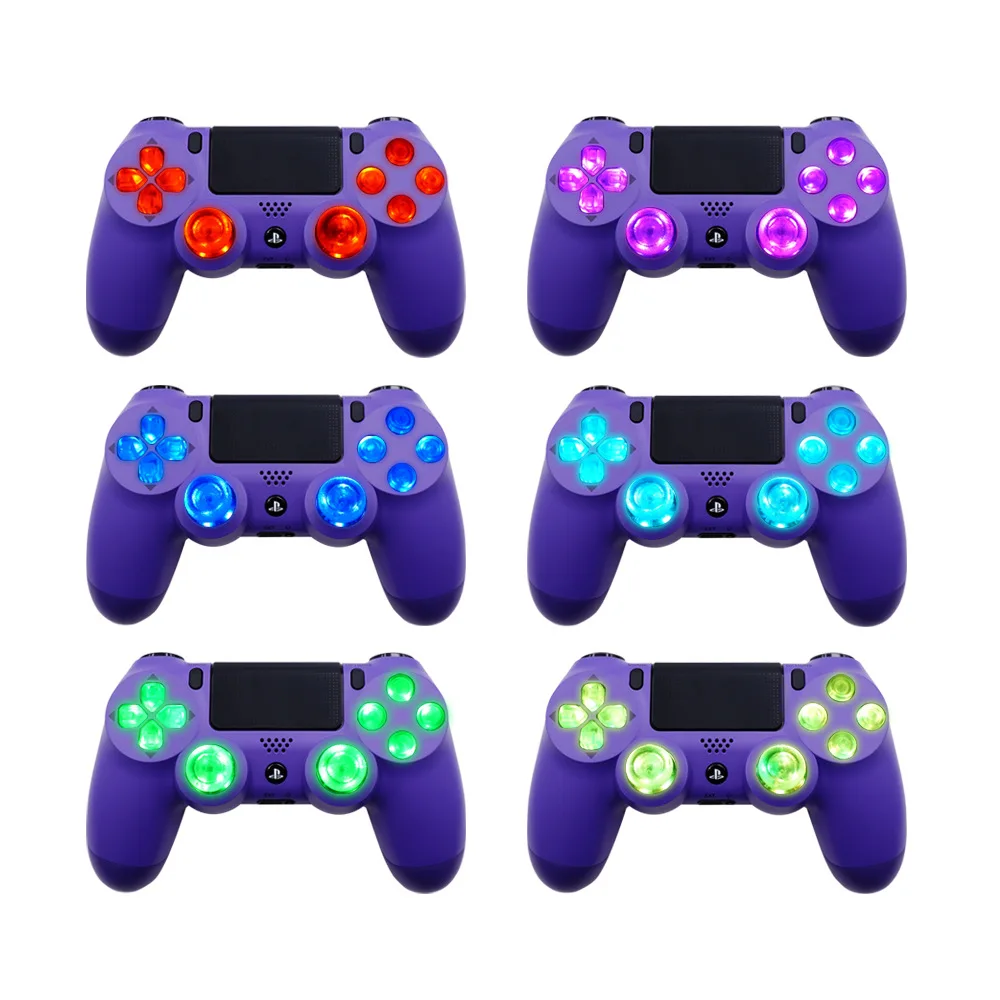 Для контроллера Sony PS4 Джойстики подсветка D-Pad аналоговые стики кнопка 6 цветов
